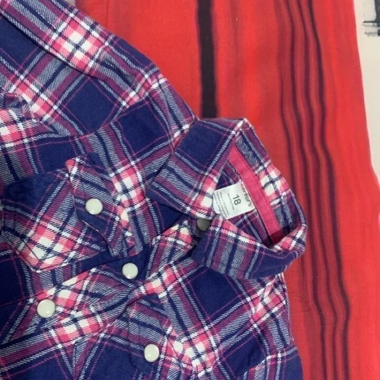 Linda camisa vaquera y jeans — foto 5