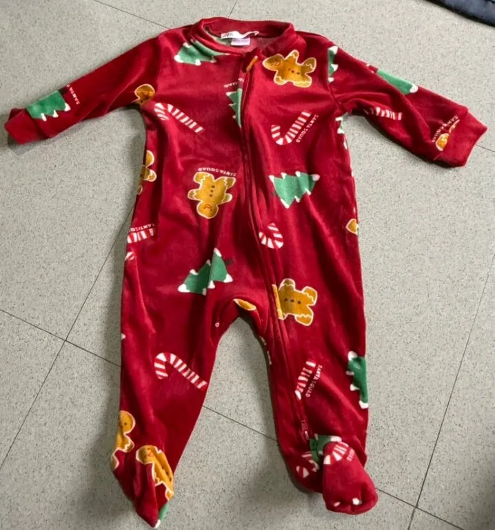 2 Mamelucos Pijama Navideño bebé 6m — foto 2