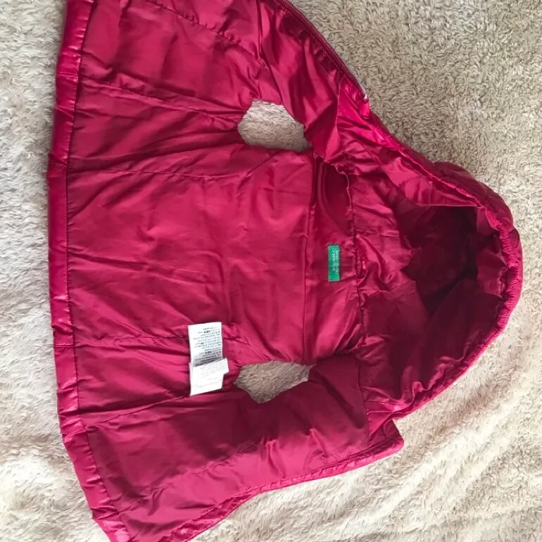 Chaleco rosa Benetton para niña — foto 3
