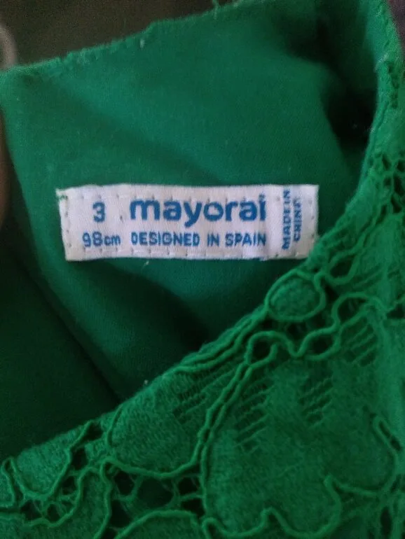 Mayoral talla 3 tela de encaje — foto 3