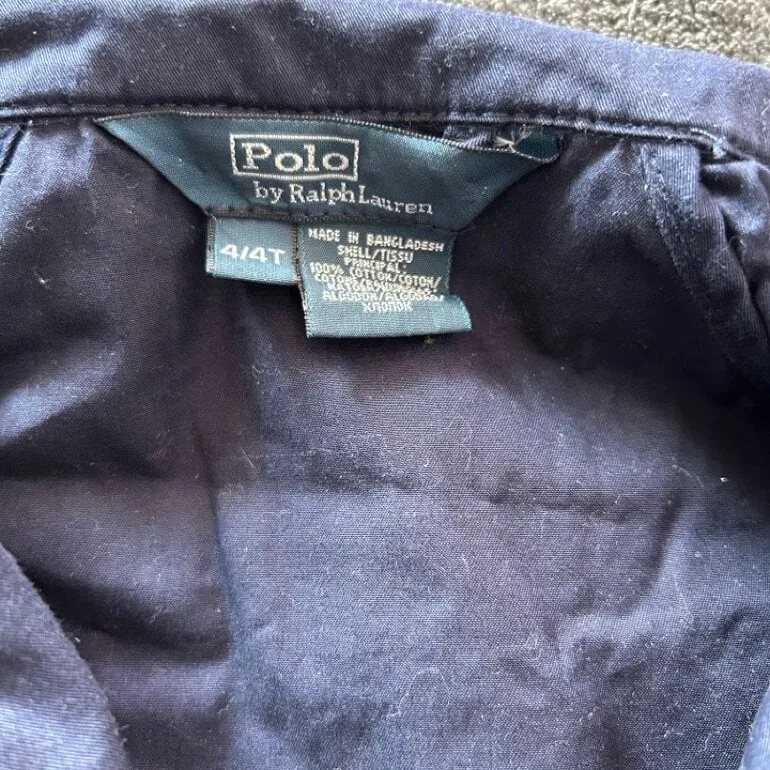 Chamarra Polo talla 4 y vestido Ferrioni — foto 3