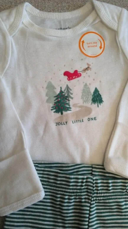 Conjunto navideño para bebe 3 m — foto 2