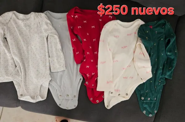 Set 5 pañaleros carters están nuevos